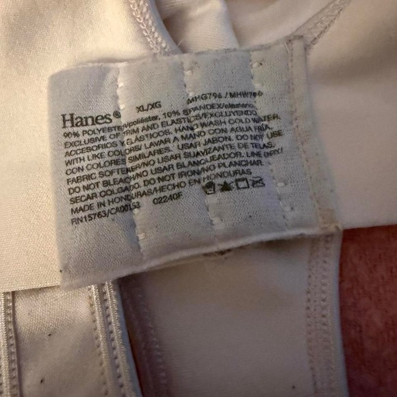 Hanes Sports Bra / Comfort Bra with Back Closure XL - Picture 3 of 3